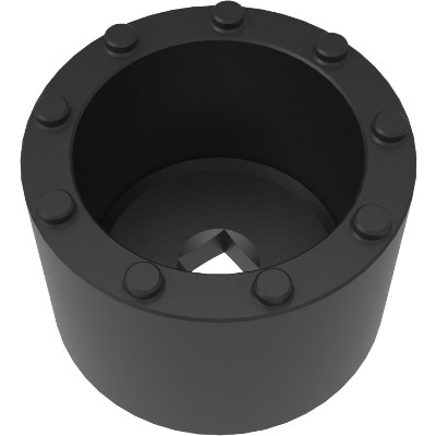 ST-318F<br><FONT COLOR=FF0000>RAM</FONT> HUB NUT SOCKET -9 POINTS
