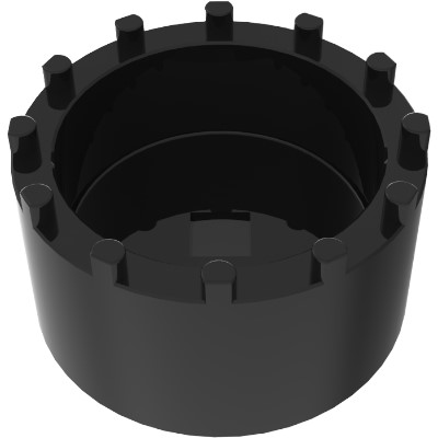 ST-318G<br><FONT COLOR=FF0000>RAM</FONT> 12 PIN SOCKET, HUB NUT