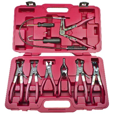 AT-227A<BR>9PCS HOSE CLAMP PLIERS KIT★