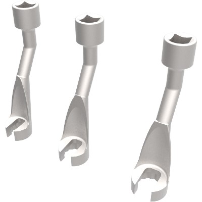 OT-174J<BR>3PCS OPEN-END WRENCH SET