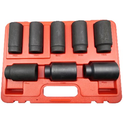 OT-212A.PSCM440<BR>8PCS AXLE NUT SOCKET SET