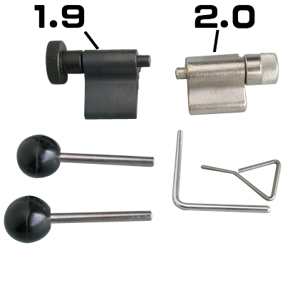 OT-278A<br>DIESEL ENGINE TIMING TOOL KIT - VAG 1.2, 1.4, 1.9, 2.0 - BELT DRIVE