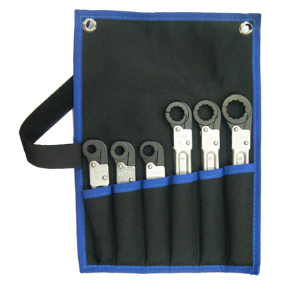 OT-210-6PCS<br>6PC OPENING SINGLE ENDED RATCHET WRENCH