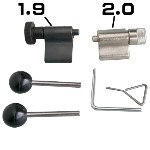 OT-278A<br>DIESEL ENGINE TIMING TOOL KIT - VAG 1.2, 1.4, 1.9, 2.0 - BELT DRIVE