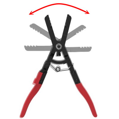 AT-225H4<br><FONT COLOR=FF0000>ADJUSTABLE</FONT> UNIVERSAL HOSE CLAMP PLIER